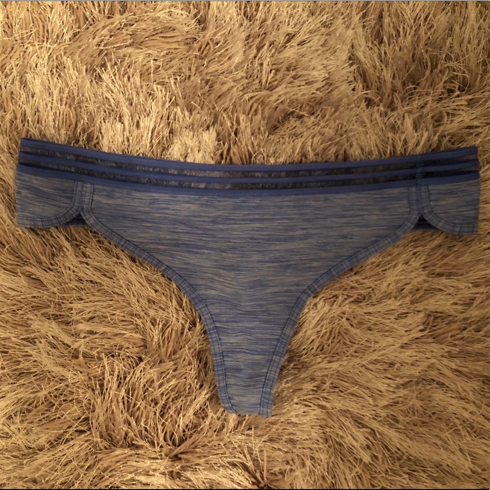 Victoria Secret Blue Thong